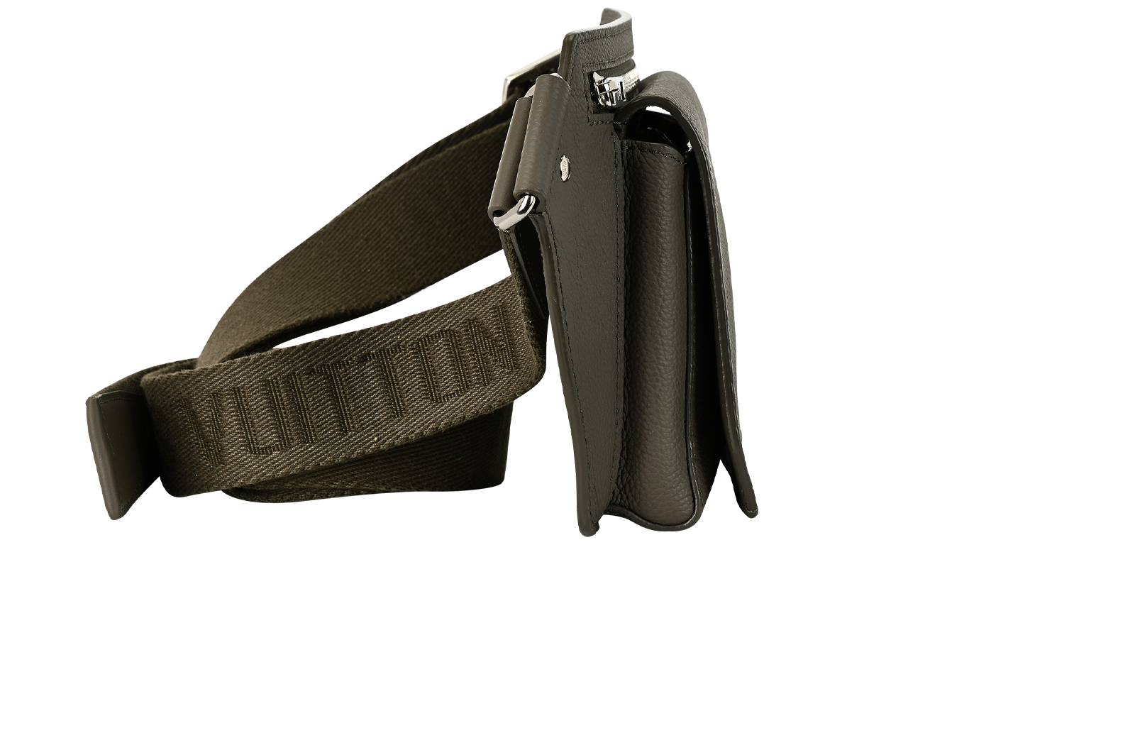 Areogram Take Off Bag, &pound;1,100, Handbags, Khaki, Leather, Side view